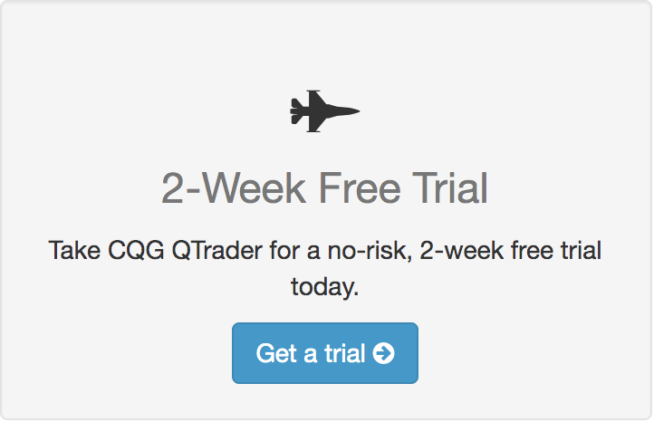 CQG QTrader for a no-risk, 2-week free trial today